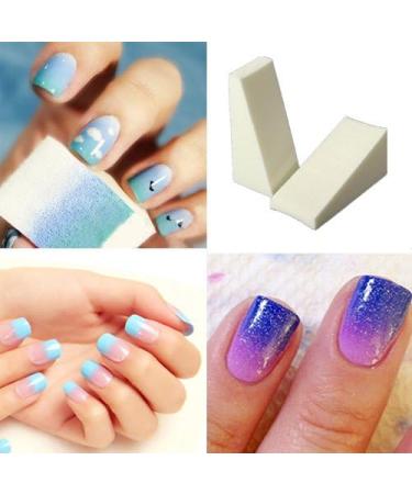 yueton 24 Pack Nail Art Soft Sponge Polish DIY Manicure Tool for Perfect Designs International Shipping Available - Buy Online on GoSupps.com