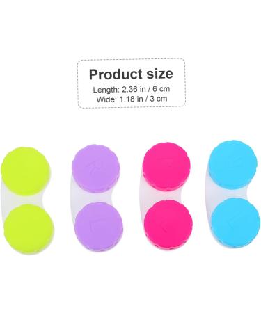 Buy Solustre 90 STK Contact Lens Cases - Durable Glasses Box with Mirror & Cosmetic Container for Eye Lenses - International Shipping Available - Buy Online on GoSupps.com