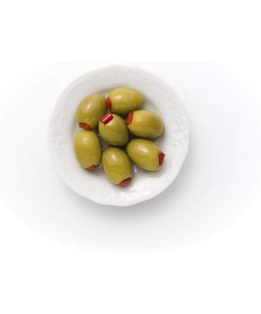 Greek Green Olives with Red Pepper's Pasta | 1kg Vacuum-Sealed | Traditional Chalkidiki Variety |Key in The Mediterranean Diet | Loaded with Important Nutrients and Antioxidants| No Preservatives - Buy Online on GoSupps.com