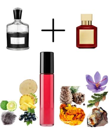 Luxurious Blend Inspired by Ave.ntus & Bacc.arat Rouge 540 - Signature No. 1 Roll-On Parfum Oil | Unisex Long-Lasting Fragrance | Clean Ingredients | Fruity Woody Musky Scent(0.33 FL OZ) 0.33 Fl Oz (Pack of 1) Roll-On Parfum Oil
