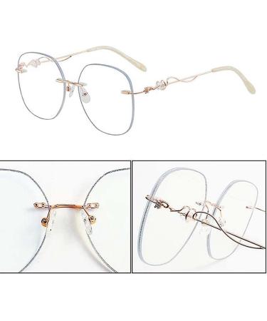 Wekiva Glasses Replacement Bars - Rimless Spare Arms with 2-Hole Brackets & Rhinestone Brass Pink - High-Quality Glasses Spare Parts for International Shipping - Buy Online on GoSupps.com