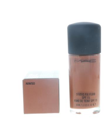 MAC Studio Fix Fluid Foundation SPF15 NW50 - Full Coverage Matte Finish - Buy Online on GoSupps.com