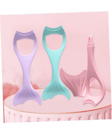 Housoutil 4pcs Eyelash Winged Comb Professional Tips Bowl Cosmetic Wear-resistant Protection Women Shape Up 15X5.7CMx4pcs Pinkx4pcs - Buy Online on GoSupps.com