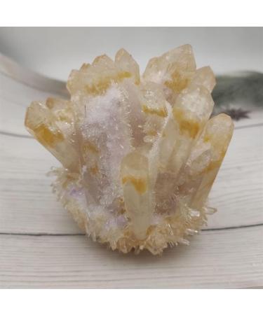 New Find Natural Beatiful Yellow Tibetan Quartz Crystal Cluster Specimen Crystal Stone Crystal Cluster - Buy Online on GoSupps.com