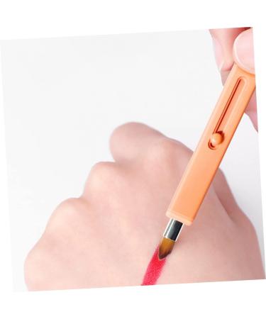 Ipetboom 1pc Retractable Lip Brush Lip Tint Brush Eyeshadow Portable Lipstick Applicator Makeup Brush Eyeshadow Foundation Brush Cosmetic Plastic Lip Gloss Travel - Buy Online on GoSupps.com