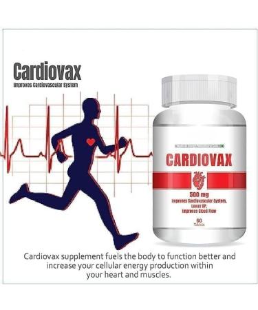Natural Cardiovax with Coenzyme Q10 Arjuna Extract & Moringa Extract - 60 Capsules - Buy Online on GoSupps.com