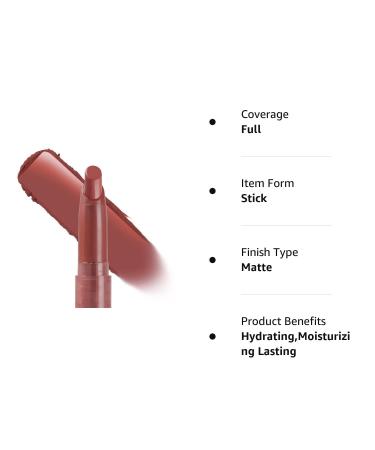 ColourPop GOAL DIGGER Lippie Stix Matte Lipstick - Dark Coral Rose | Long-Lasting Hydrating Formula - Buy Online on GoSupps.com