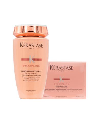 Kerastase Discipline Fluidealiste Gentle Shampoo 250ml Mask200ml - Buy Online on GoSupps.com