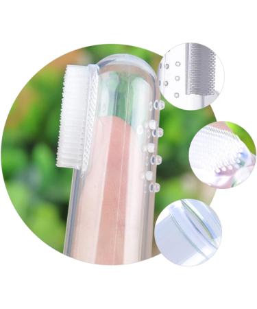 Minkissy 1 Pack Fingerbrush Baby Toothbrush - Travel-Friendly Baby Toys for Clean Milk Teeth 20 Soft Bristles - Perfect for Kids & Infants - Buy Online on GoSupps.com