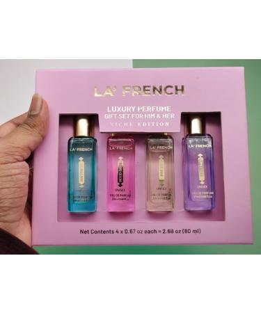 LA' French Niche Edition Luxury Perfume Gift Set 4 | Extra Long Lasting Fragrance | Eau De Parfum Scent | Euphoria | Mood Swing | Happiness | Invoke | Unisex Gift Set (20 Ml (Pack Of 1)) - Buy Online on GoSupps.com