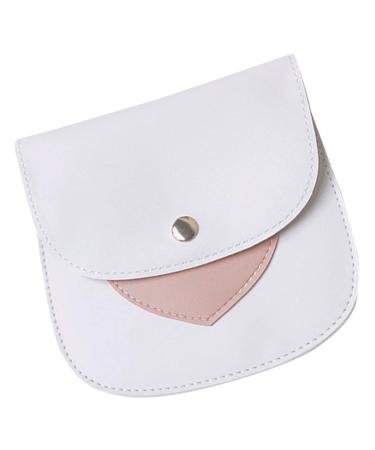 Period Bag Napkin Storage Bag Leather Coin Pouch Lipstick Holder for Purse Leather Coin Purse Napkin Bag Reusable Pads Small Period Pouch Student As Shown 1 14x13.5cm
