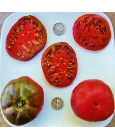 Cherokee Purple - Organic Heirloom Tomato Seeds - Best Purple - 40 Seeds