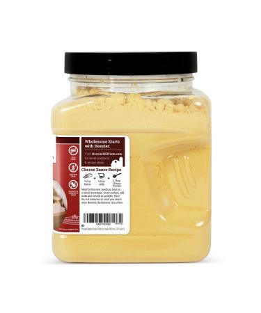 Hoosier Hill Farm Premium Cheddar Cheese Powder 1LB - No Artificial Colors - Buy Online on GoSupps.com