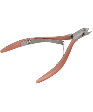 Anti-Slip Handle Nail Trimmer Dead Skin Scissors Easy To Trim Materials Manicure Store for Home(Rose gold) - Buy Online on GoSupps.com