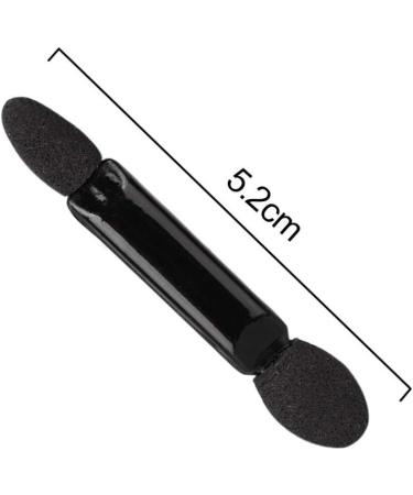 Fpoqbod 10Pcs Eyeshadow Applicators with Container Disposable Dual Sides Eyeshadow Brushes Eyeshadow Sponge Applicator Makeup Applicators Makeup Tool (Black) - Buy Online on GoSupps.com