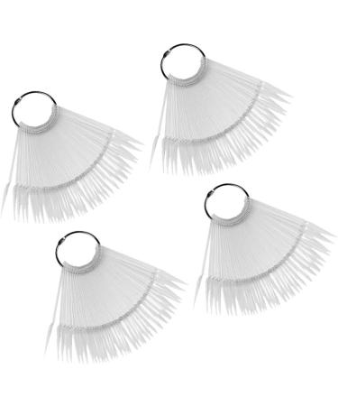 Minkissy 4 Sets Nail Swatch Sticks | Transparent Nail Color Display Tips for DIY Nail Art & Practice - Buy Online on GoSupps.com