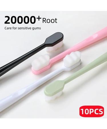 Million Ultra-Fine Antibacterial Travel Toothbrush - Portable Oral Hygiene Tool (BL-Pink 1 Piece) - International Shipping Available - Buy Online on GoSupps.com