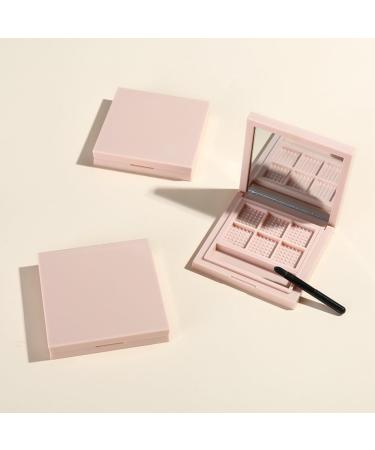 FOYTOKI 2pcs Empty Eye Shadow Pallet Makeup Highlighter Travel Containers for Toiletries Cosmetics Pans 1 count (Pack of 1) Pink - Buy Online on GoSupps.com
