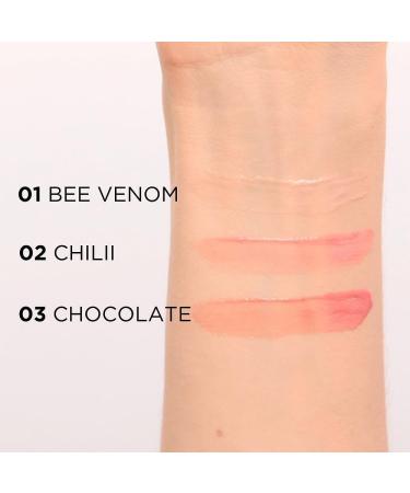  EVELINE COSMETICS Eveline Cosmetics Oh! My Lips Volumizing Lip Gloss with Chilli Extract and Hyaluronic Acid for Fuller and Hydrated Lips - Chocolate Scent - Buy Online on GoSupps.com