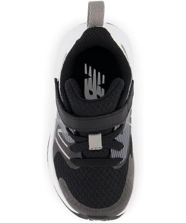 New Balance Toddler Rave V2 Hook and Loop Running Shoe - Size 7 Toddler, Black/White - Buy Online on GoSupps.com
