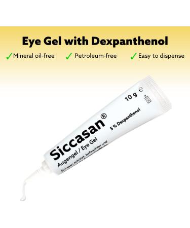 Siccasan & Siccaforte Eye Gel for Dry Eyes - Intensive Carbomer & Dexpanthenol Formula | Hydrating Corneal Gel & Lubricant | Night & Day Use | Soothes Sore and Red Eyes - 0.35 oz (Pack of 2) - Buy Online on GoSupps.com