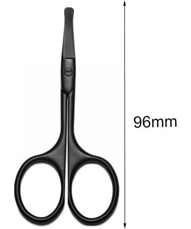 OUSIKA Nose Hair Trimmer - Portable Steel Mustache & Ear Hair Remover | Safe & Stylish Cutting Tool in Black Silver Gold - Buy Online on GoSupps.com