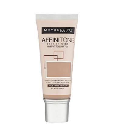 Gemey Maybelline Affinitone Fluid Foundation 42 Beige Sand