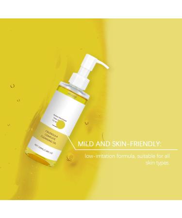 Calendula Face Cleansing Oil Calendula Cleansing Oil Korean Face Cleansing Oil Daily Makeup Removal Oil Cleanser Gentle and Light Not Tight Suitable for All Skin Types - Buy Online on GoSupps.com