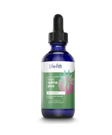 Life-flo Iodine Plus Drops | 150 mcg Iodine Per Serving | Healthy Thyroid, Energy & Metabolism Support | Formulated for High Absorption | 2 fl oz Unflavored