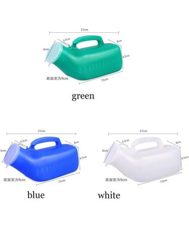 1200ml Disability Old Man Urine Pee Handle Car Camp Urinal Storage For Men Urinary Bottle Mobile Toilet (white) - Buy Online on GoSupps.com