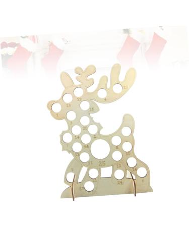 RORPOIR 1pc Chocolate Advent Calendar Christmas Table Decorations Xmas Chocolate Rack Wooden Ornaments - Buy Online on GoSupps.com