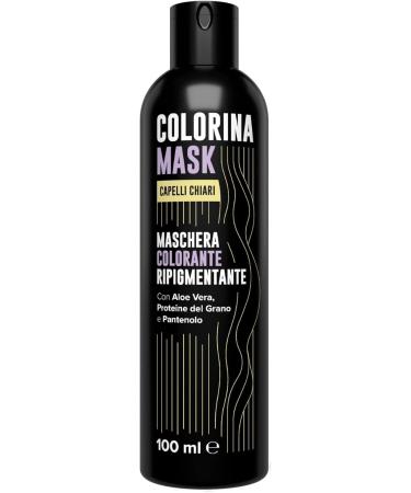 Aloha Labs Colorina Mask Color Mask for Temporary Coloring and Gray Coverage Coverage of White Hairs and Regrowth With Aloe Vera and Panthenol Simple Application 200ml