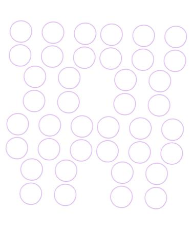 Abaodam 20 Pcs Gumdrops Wristband Silicone Bracelets Rubber Jelly Bracelets Fudge Luminous Strapping Child Violetx4pcs 5.8x5.8cmx4pcs