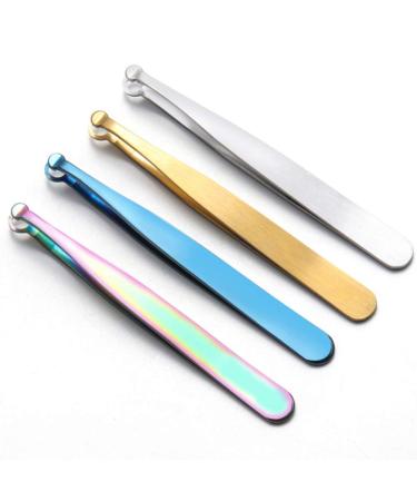 Healifty Nose Hair Tweezers - Stainless Steel Round Tip for Eyebrow & Ingrown Hair Removal | Precision Grooming Tool - Buy Online on GoSupps.com