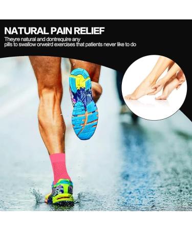 4 Pairs Compression Ankle Socks for Men & Women - Plantar Fasciitis & Arthritis Relief - Pink Size 38-42 - Buy Online on GoSupps.com
