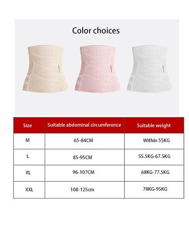 WANYI 4-Patch Postpartum Belly Band C-Section Recovery Belt XL White - Buy Online on GoSupps.com