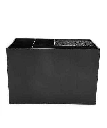 Barber Shop Hairdressing Tools Storage Box Organizer Scissors Comb Holder Portable Lightweight ABS Material Large Capacity with Non-Slip Bottom Pad Improve Work Efficiency