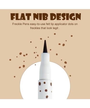 Natural Freckles Pen Duo - Waterproof & Long-Lasting Chestnut & Dark Brown Color Makeup Pens for Sun-Kissed Look - Buy Online on GoSupps.com