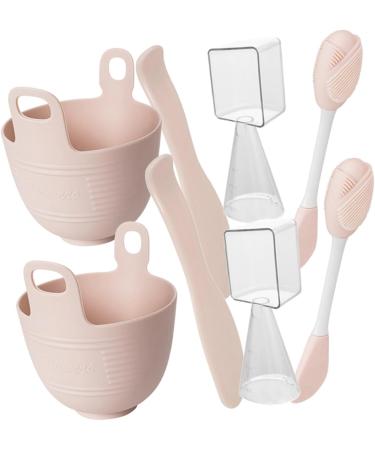 Beaupretty Makeup Accessories 4 Sets facial bowl silicone DIY cosmetic cosmetic bowl brush applicator makeup prep silicone bowl facial mud bowls mix Silica gel skin care set Miss Skincare - Buy Online on GoSupps.com