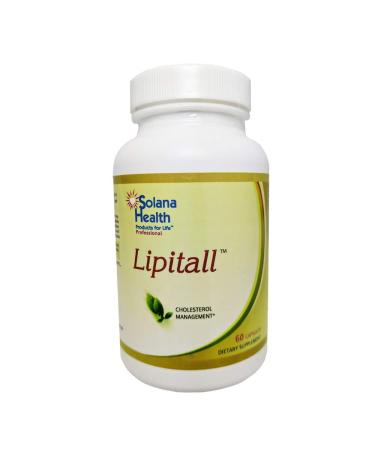 Lipitall, All Natural Cholesterol Management, Just One Capsule per Day, 60 Capsules, 2 Month Supply