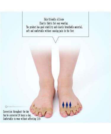 Bunion Toe Corrector & Spacer - Soft Silicone Hallux Valgus Straightener & Toe Separator for Foot Care - Buy Online on GoSupps.com
