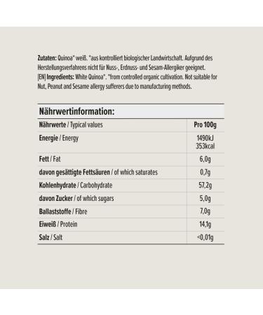 Buy Amazon Organic Quinoa White - 500g (Pack of 4) | Premium Quality Healthy & Nutritious | Fast International Shipping - Buy Online on GoSupps.com