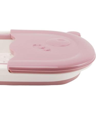 Bassin de Bain de Pieds Pliable Baignoire Portable avec poign e et Couvercle Seau Multifonction en Plastique pour Enfants (Rose) - Buy Online on GoSupps.com