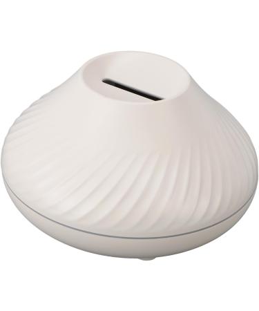 Essential Oil Diffuser - Aroma Diffuser Humidifier with Flame Light | USB Aromatherapy Desk Humidifier for Bedroom & Office - Beige - Buy Online on GoSupps.com