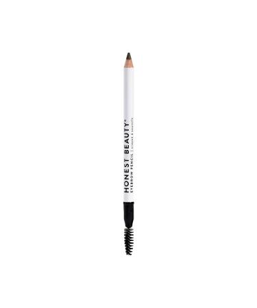Honest Beauty Eyebrow Pencil  Warm Brunette with Jojoba Seed Oil | Buildable & Blendable | EWG Certified + Dermatologist & Ophthalmologist Tested & Cruelty Free | .039 oz.