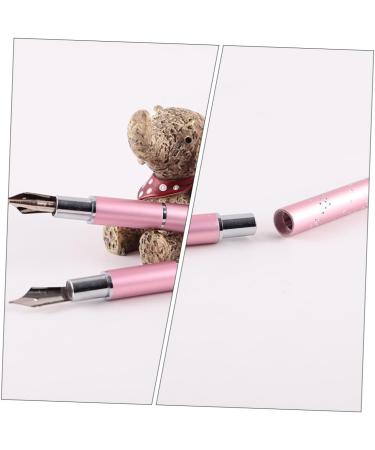POPETPOP 2 Sets Colored Pen Nails Gel Kit Black Leopard Print Ears Manicure Kits Pen Kits Nail Art Kit Gel Nail Kit Nail Art Accessories Nail Drawing Pen Nail Polish Pink Metal Nail Tool - Buy Online on GoSupps.com