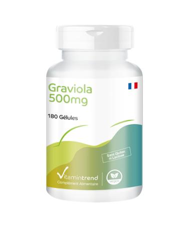 Graviola 500mg -! FOR 6 MONTHS! - - Graviola fruit powder- Box of 180 capsules! Vegan | Vitamintrend