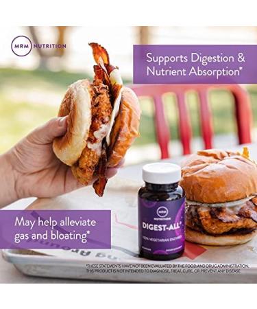 MRM Digest-All IC - 60 Vegetarian Digestive Support Tablets | Gut Health Supplement - Buy Online on GoSupps.com