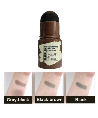 Waterproof Gray-Black Eyebrow Stamp Kit with 6 Reusable Stencils - Perfect Makeup Tools for Women - Buy Online on GoSupps.com