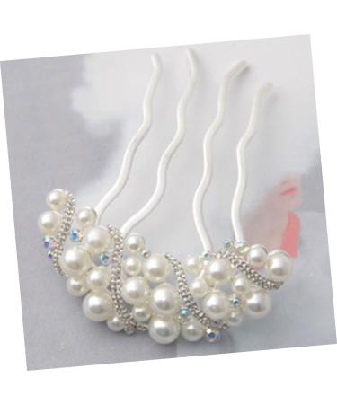 minkissy 3pi ces pingle Cheveux l gante Pour Mariage Avec Perles Et Strass Accessoire D coratif Pour Femmes Et Mari es Design Simple Et Pratique Id ale Pour Occasions Sp ciales 1 unit (Lot de 1) Blancx3pcs - Buy Online on GoSupps.com